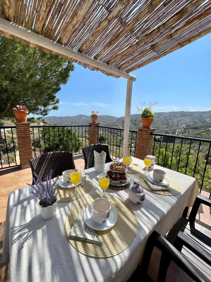 Villa En Frigiliana Con Piscina Y Jacuzzi Exterior foto